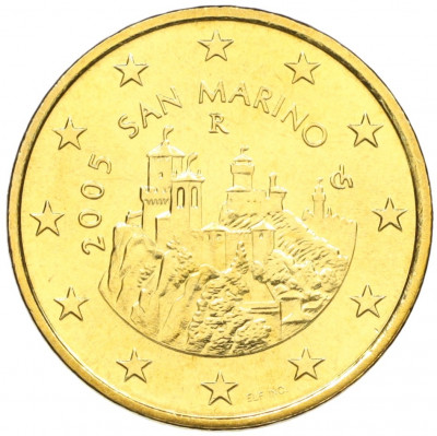 50 евроцентов 2005 года Сан-Марино