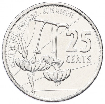 25 центов 2021 года Сейшелы