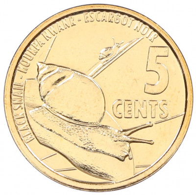 5 центов 2022 года Сейшелы