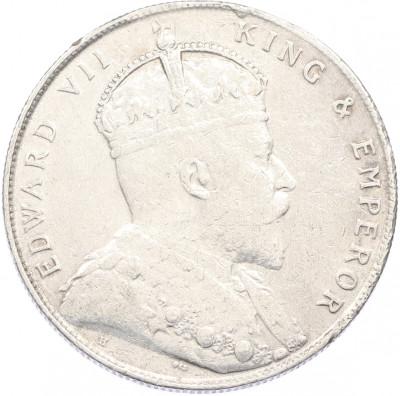 1 доллар 1907 года Стрейтс Сетлментс