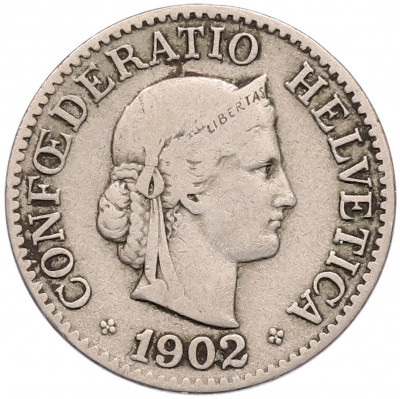 10 раппенов 1902 года Швейцария