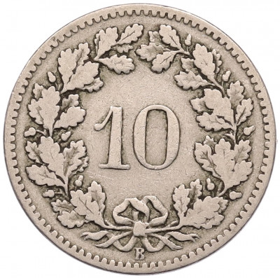 10 раппенов 1902 года Швейцария