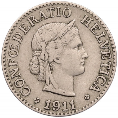 10 раппенов 1911 года Швейцария