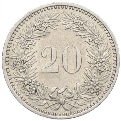 20 раппенов 1984 года Швейцария