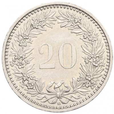 20 раппенов 1989 года Швейцария