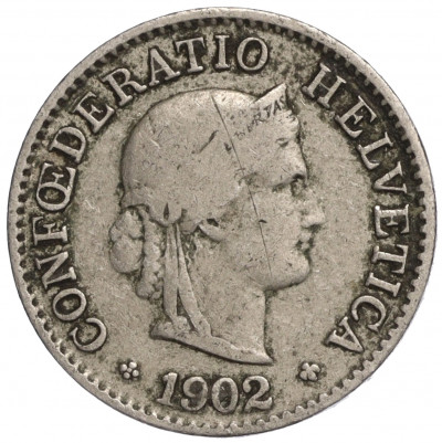 5 раппенов 1902 года Швейцария