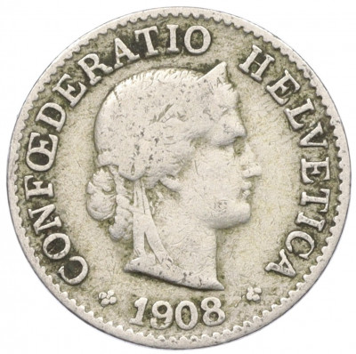 5 раппенов 1908 года Швейцария