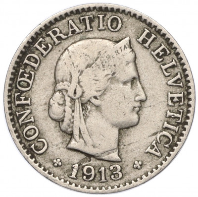 5 раппенов 1913 года Швейцария