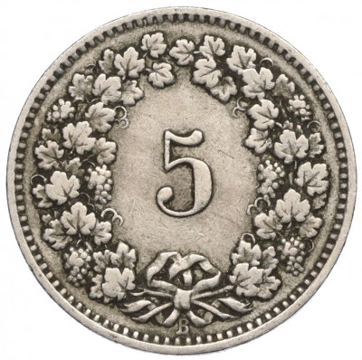 5 раппенов 1913 года Швейцария