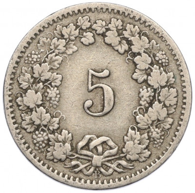 5 раппенов 1915 года Швейцария