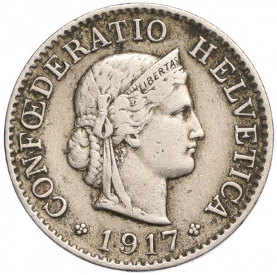 5 раппенов 1917 года Швейцария