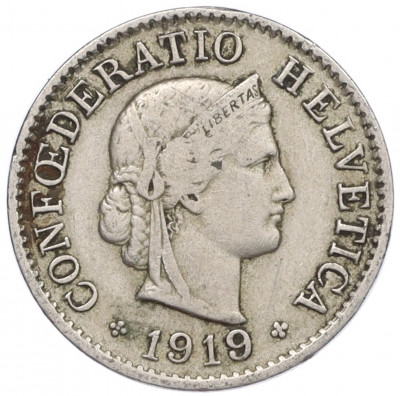 5 раппенов 1919 года Швейцария