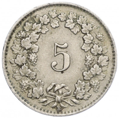 5 раппенов 1925 года Швейцария