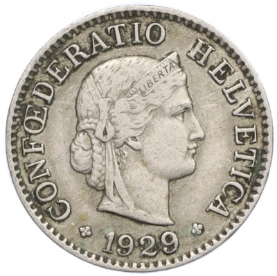 5 раппенов 1929 года Швейцария