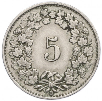 5 раппенов 1929 года Швейцария