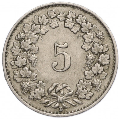 5 раппенов 1930 года Швейцария
