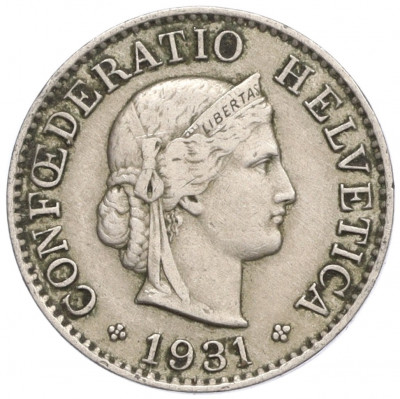 5 раппенов 1931 года Швейцария