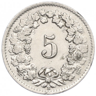 5 раппенов 1947 года Швейцария
