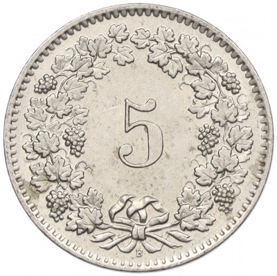 5 раппенов 1958 года Швейцария