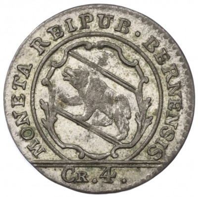 4 крейцера 1798 года Швейцария — кантон Берн