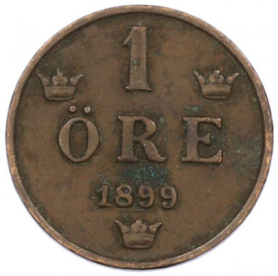 1 эре 1899 года Швеция