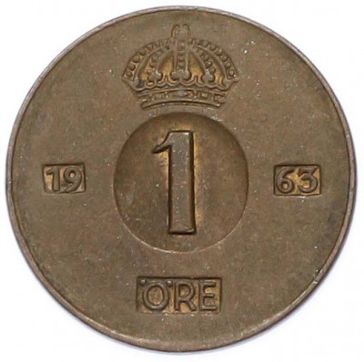 1 эре 1963 года Швеция