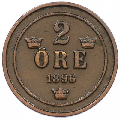2 эре 1896 года Швеция
