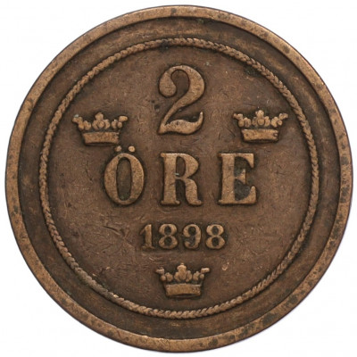2 эре 1898 года Швеция