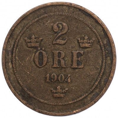 2 эре 1904 года Швеция