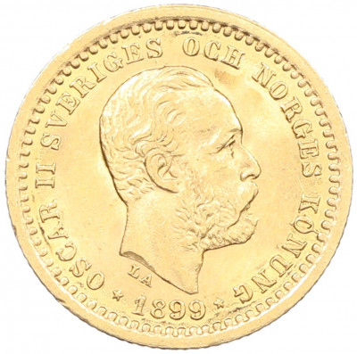 5 крон 1899 года Швеция