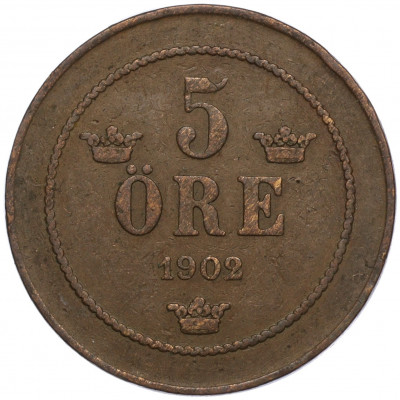 5 эре 1902 года Швеция