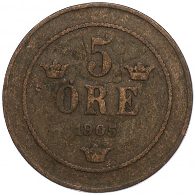 5 эре 1905 года Швеция