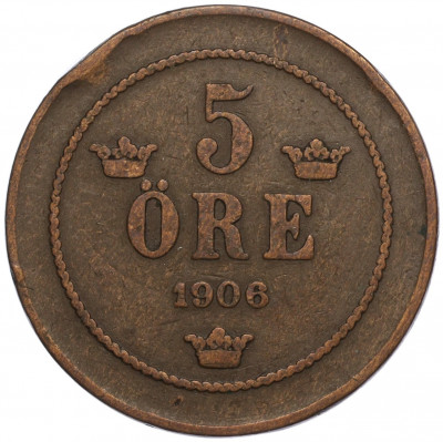 5 эре 1906 года Швеция