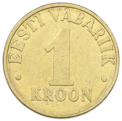 1 крона 2001 года Эстония