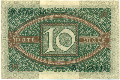 10 марок 1920 года Германия