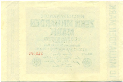 10 миллиардов марок 1923 года Германия