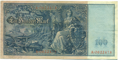 100 марок 1908 года Германия