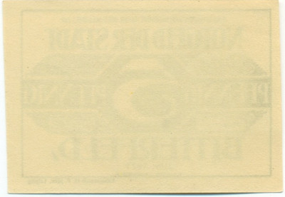 5 пфеннигов 1921 года Германия — Биттерфельд (Нотгельд)