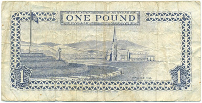 1 фунт 1991 года Остров Мэн