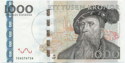1000 крон 2005 года Швеция