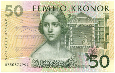 50 крон 2000 года Швеция