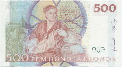 500 крон 2009 года Швеция