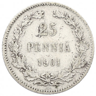 25 пенни 1901 года Русская Финляндия