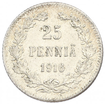25 пенни 1916 года Русская Финляндия