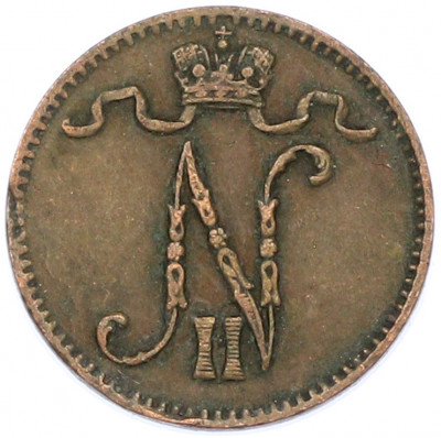 1 пенни 1905 года Русская Финляндия