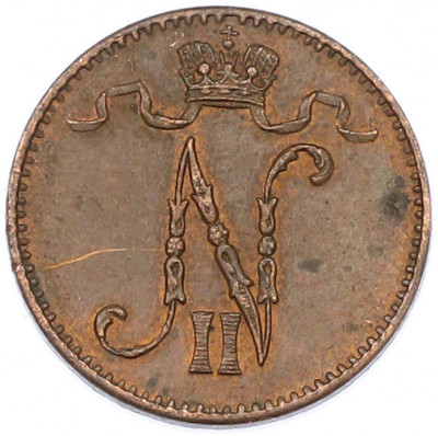 1 пенни 1907 года Русская Финляндия
