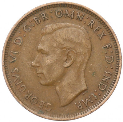 1/2 пенни 1938 года Австралия