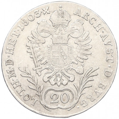 20 крейцеров 1803 года G Австрия