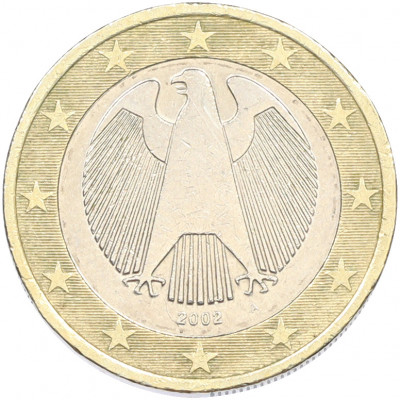 1 евро 2002 года A Германия