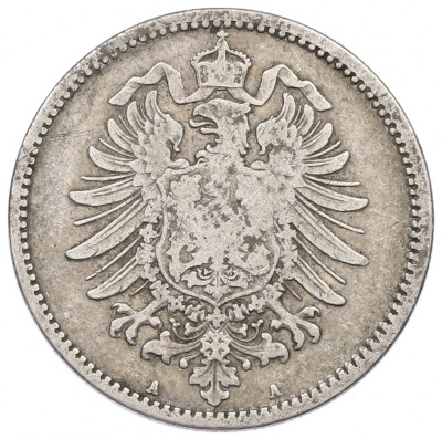 1 марка 1875 года A Германия